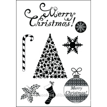 Christmas type Clear stamp for scrapbook